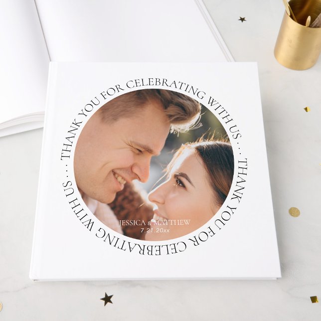 Livro De Visitas Obrigado por Celebrar nossa Foto (Criador carregado)