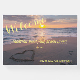 Livro De Visitas Ocean Sunset Beach House, B&B, restaurante bem-vin