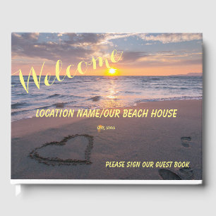 Livro De Visitas Ocean Sunset Beach House, B&B, restaurante bem-vin