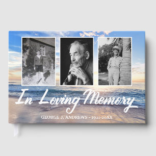 Livro De Visitas Oceano em colagem Loving da foto da memória