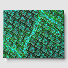 Livro De Visitas 'Olhos azuis enquadrados', imagem riscada, borada