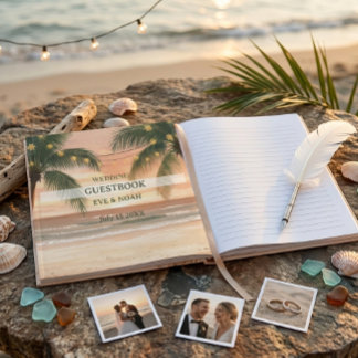 Livro De Visitas Oliveira dos Sonhos na Praia Estética Moderna Mini