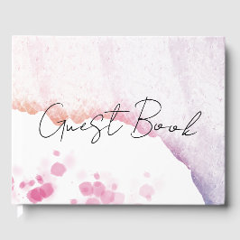 Livro De Visitas Ombre Watercolor