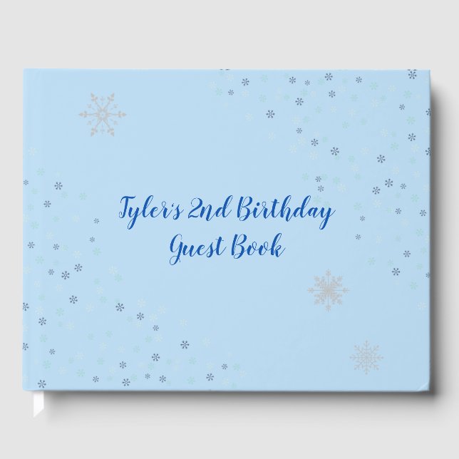 Livro De Visitas Onederland Boy Festa de aniversário Guest Book (Frente)