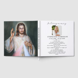 Livro De Visitas Oração da Divina Misericórdia Católica Memorial Je