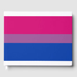 Livro De Visitas Orgulho Bissexual (Bandeira Bi)