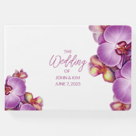 Livro De Visitas Orquídea de casamento