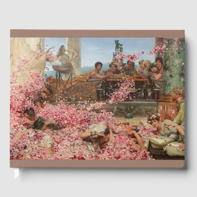 Livro De Visitas Os Rosas de Heliogabalus (antigo luxo romano) (Frente)