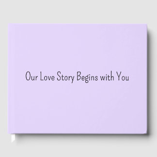 Livro De Visitas Our Love Story Begins with You Wedding Guest Book 