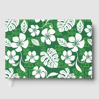 LIVRO DE VISITAS PADRÃO ALOHA FRIDAY EM PRETO E VERDE
