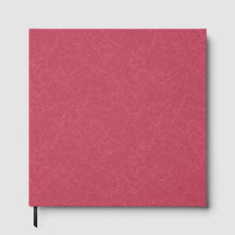 Livro De Visitas Padrão espiralado de rosa profundo texturizado