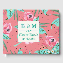 Padrão Floral - Guia Personalizado Cor-de-Rosa Cor