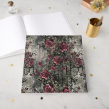 Padrão Rosa de Jardim Gótico Vitoriano