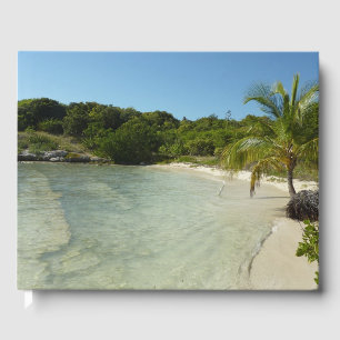 Livro De Visitas Paisagem tropical bonita de antiguan Beach