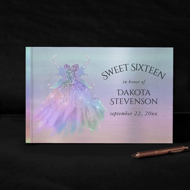 Livro De Visitas Palhaço Eethal Fairy Wing | Rainbow Pastel Sheen (Criador carregado)