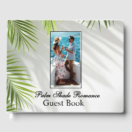 Livro De Visitas Palm Shadows Romance & Sea Wedding
