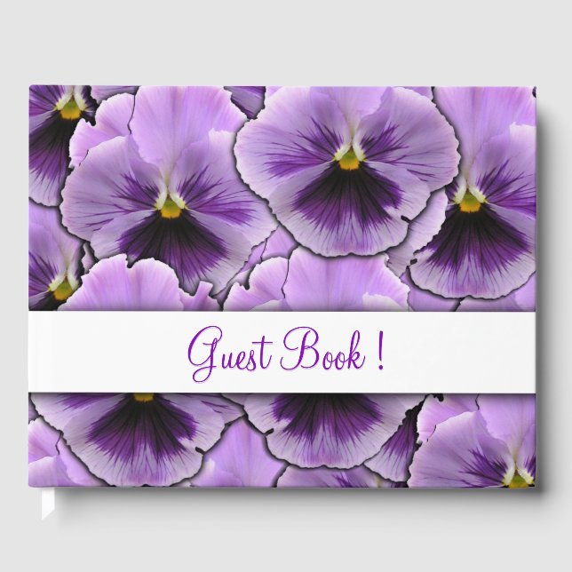 Livro De Visitas Pansy Guest Book (Frente)