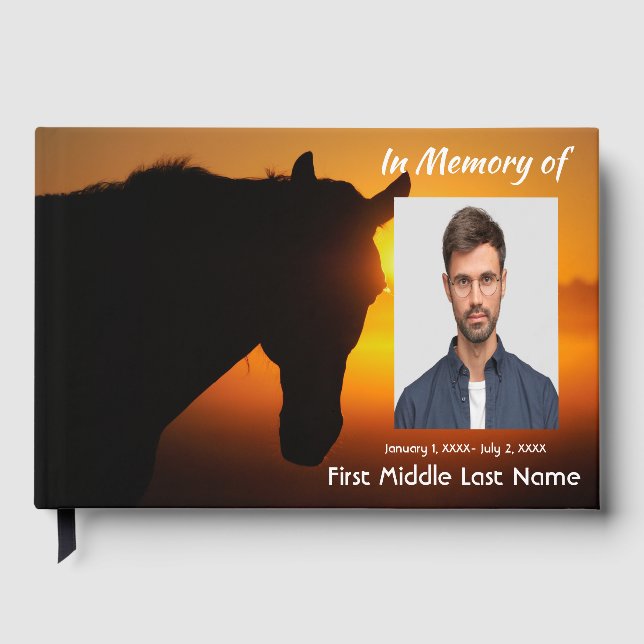 Livro de Visitas para Serviço Memorial Cavalo Cava (Frente)