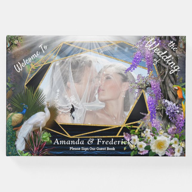 Livro De Visitas Paraíso Tropical de Wisteria no Palácio do Ouro (Frente)