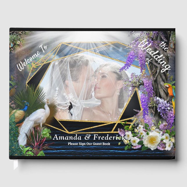 Livro De Visitas Paraíso Tropical de Wisteria no Palácio do Ouro (Frente)