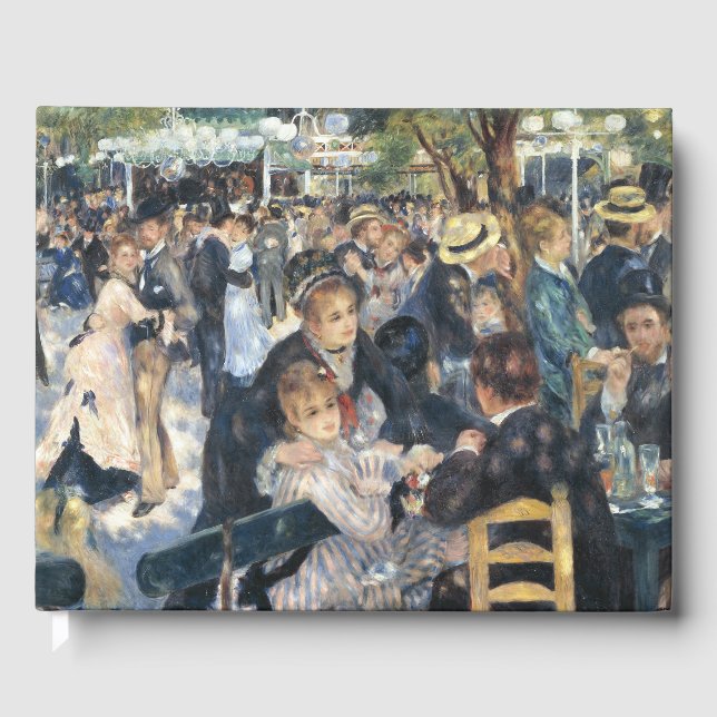 Livro De Visitas Partido Renoir Moulin Dance Galette (Frente)