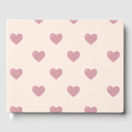 Livro De Visitas Pastel Love Hearts