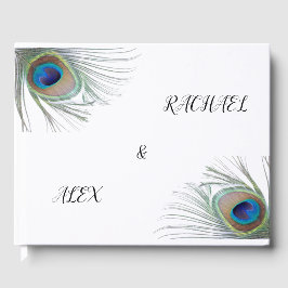 Livro De Visitas Pavock Wedding Guest Book