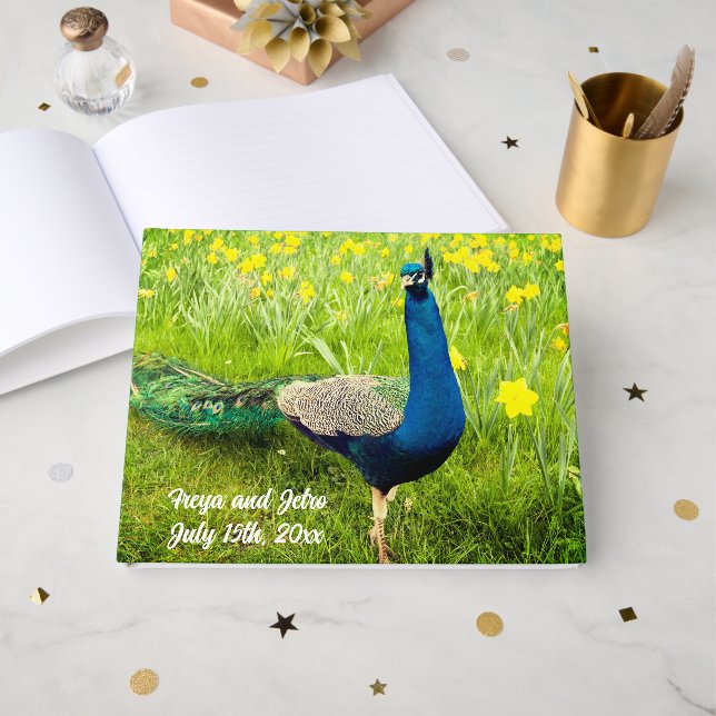 Livro De Visitas Pavock Wedding Guest Book (Frente aberta)