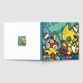 Livro De Visitas Paw-sitively Frightful | Monstrous Cats Halloween 