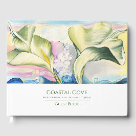 Livro De Visitas Peaceful Calla Lily Ocean Vacation Home Guest Book