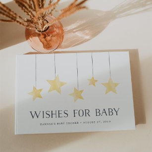 Livro De Visitas Pequena Estrela   Desejos para bebês