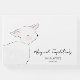 Livro De Visitas Pequeno Chá de fraldas