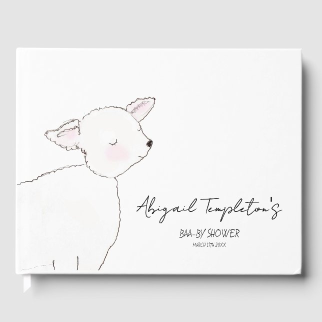 Livro De Visitas Pequeno Chá de fraldas (Frente)