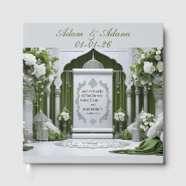 Livro De Visitas Peraonalised Islamic Bridal Guest Book