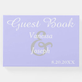 Livro De Visitas Periwinkle Wedding