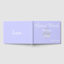 Livro De Visitas Periwinkle Wedding