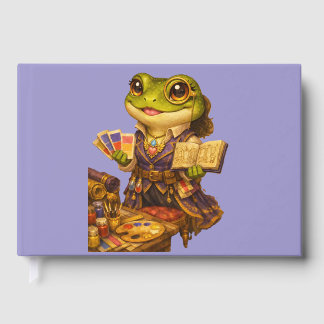 Livro De Visitas Personagem Sapo Designer de Reino