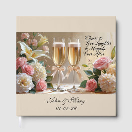 Livro De Visitas Personalised Wedding Guest Book-Happily Ever After