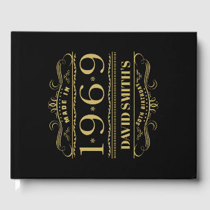 Livro De Visitas Personalizado 1969 50th aniversários
