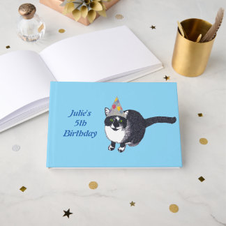 Livro de Visitas Personalizado de Gatos Fofos de A