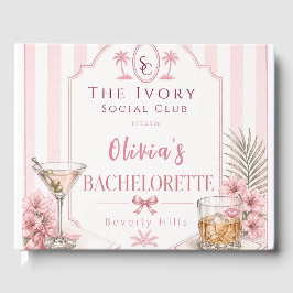 Livro De Visitas personalizado Lux Rosa Despedida de Solteira noiva