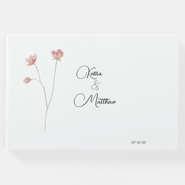 Livro de Visitas Personalizado Sage (Frente)