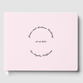 Livro De Visitas Personalizar nome, data, casamento de rosas claro