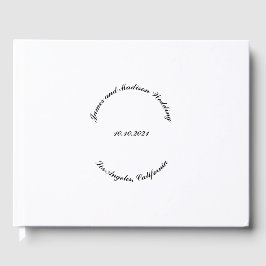 Livro De Visitas Personalizar Nome, data de casamento de letras pre