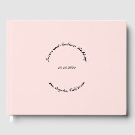 Livro De Visitas Personalizar nome, data, preto, casamento Misty ro