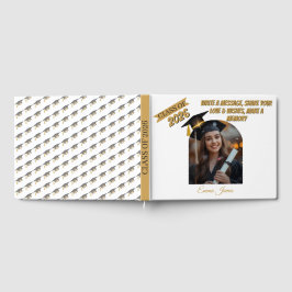Livro De Visitas Personalized Graduation Guestbook & Wishes Book