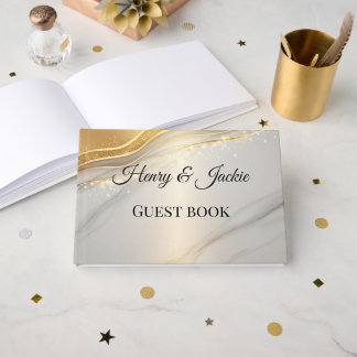 Livro De Visitas Personalized Wedding Guest Book