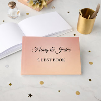 Livro De Visitas Personalized Wedding Guest Book