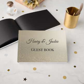 Livro De Visitas Personalized Wedding Guest Book