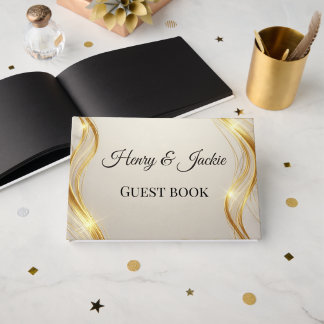 Livro De Visitas Personalized Wedding Guest Book